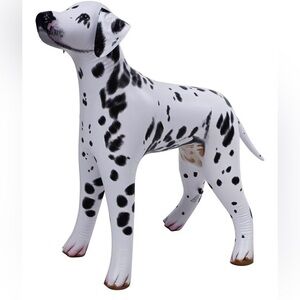 Inflatable Dalmatian Dog Toy - Black and White